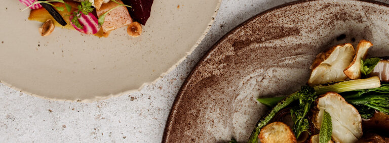 luxury rooftop dining Elegant Dessert